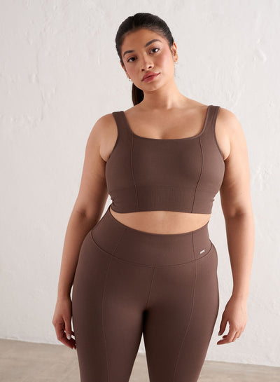 Balini Tier Sports Sexy Yoga Bra in Brown,Yoga Wear, Hot Yoga Apparel, Hot  Yoga for women. One size only.