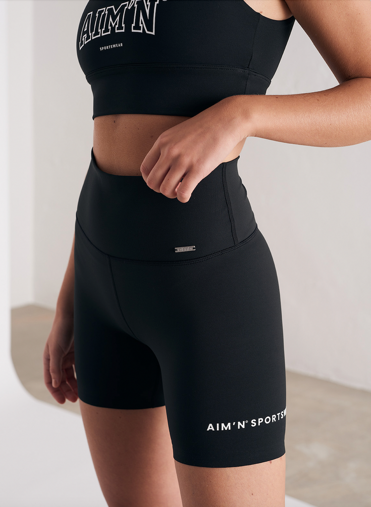 Black Limitless Seamless Biker Shorts – AIM'N